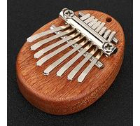 ACOGEDO Thumb Piano 8 Keys Portable Acrylic Material Decoration Musical Instrument Looks Very Be Key Ap Thumb Piano8 KalimbaMini PianoHeart Shaped (oval log)