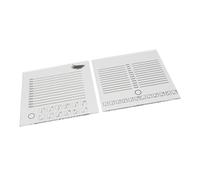 ACOGEDO Transparent Eyelash Extension Tray with Clear Scale for Easy Identification and Large Storage Capability for Makeup Artists and Beginners