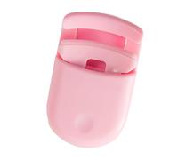 ACOGEDO Travel-Sized Pink Plastic Eyelash Curler with Long-Lasting Curling, Mini Design and Wide Angle Radian for Easy Carry and Quick Touch-Ups (Pink)