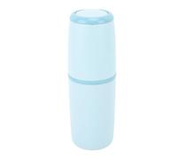 ACOGEDO Travel Toothbrush Case Portable Toothpaste Holder Stylish Lightweight Travel Storage for Business Trips and Outdoor Adventures (Light Blue)