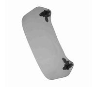 ACOGEDO Universal Motorcycle Modified Windscreen Windshield Spoiler Air Deflector Transparent Provide Increased Hinges of Adjustment with The Range Movement Arms Supplied Double (Smoked small style)
