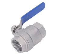ACOGEDO Valve Straight 2 Piece Full Port Stainless Steel Female Thread DN25 for Tap High Efficiency