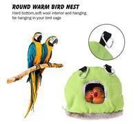 ACOGEDO Warm Bird Round Soft Bird Small Plush Winter Hanging Hammock and Other Spa Warm NestSmall Plush (228)