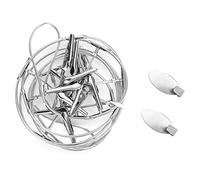 ACOGEDO Wire Rope Photo Clamp/Holder Hanging Photo Wall Decoration Memorandum Postcard Recording for Many and Style H Wire Rope ClipHanging ClipWall Decoration ClipWall Hanging