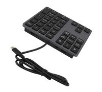 ACOGEDO Wired Numeric Keypad USB C 3 HUB 5Gbps 34 Keys External Keyboard Slim Wired Numpad for Laptop Desktop PC Keypad Adds Keys Dig Numeric KeypadWired NumpadNumeric KeyboardWired