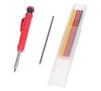 ACOGEDO Woodworking Marking Pen 2.8mm Tungsten Carbide Tip Multi-Purpose Scribing Tool with Color Refill (Three color refills)