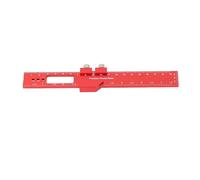 ACOGEDO Woodworking Ruler 8 Inch Aluminum Alloy Scribing Measuring Tool with Sliding Block for Marking