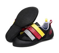 AcokU Professional Rock Climbing Shoes for Boy Girl, Youth Beginners Rock-Climbing Training Shoes, Climbing and Boulderin Sports Shoes,Black,5 UK