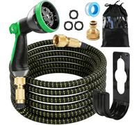 ACOLOMU Expandable Garden Hose 150ft,Garden for Hosepipes, Flexible Magic Water Hose with 10-Pattern Water Spray Upgraded 3-Layer Latex, No-Kink, Hosepipe for Gardening and Car Washing