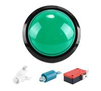 ACOLY 1 Set Push Buttons 60mm Solid Arcade Button, Dome Plastic Cover, Self-Assembly for Vending Machines, Slot Machines