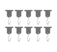 ACOLY 10Pcs Awning Hooks, Piping Strip, RV Awning Hooks, Caravan Accessories, S Hook Set for Motorhome, Caravan