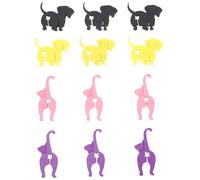 ACOLY 12Pcs Cat Butt Bread Bag Clip Reusable Food Sealers Funny Animal Shaped Kitchen Accessories Cute Bread Chip Bag Cinch