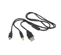 ACOLY 2 in 1 USB Charging and Data Cable Compatible with PSP 1000 2000 3000 Console DC 5V Mini USB Power Supply Cable