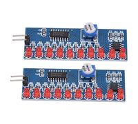 ACOLY 2 Pcs NE555 CD4017 Chaser Circuit Module DIY Kit Electronic Circuit Board Water Flowing Light Sequential Flashing Lamp Module