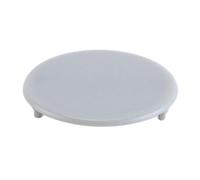 ACOLY 20 Pcs 35mm Plastic Round Flush Hole Covers for Furniture Cabinet Screw Hole Caps Grey Durable Decorative Snap Fit