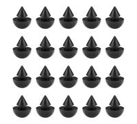 ACOLY 20 Pcs Black High Temperature Resistant Rubber Grate Foot Bumpers, Rubber Bump Stop, for Aperture: 4.5-5mm