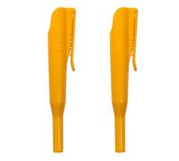 ACOLY 2Pcs Carpenter Pencil Holder with Clip - Long Nose Deep Hole Design, Woodworking Marker/Scribe Tool for Carpenters & Architects