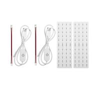 ACOLY 3D Printer Accessories Backlight Board Replacement Kit, PCB Light Board with Connection Cable for Lab X1 X1C X1E P1P P1S A1 A1