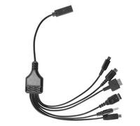 ACOLY 6 in 1 Type C Charging Cable for Handheld Consoles Portable Multi Device Charger DS DS Lite DSi 3DS 2DS XL WII U GBA SP PSP PS VITA