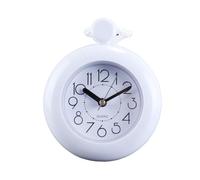 ACOLY Bathroom Hanging Clock White Digital Shower Rope Water Resistant Small Wall Mute Hanging Pendant Clock
