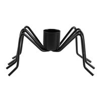 ACOLY Creative Spider Candle Stand Iron Art, Halloween Prop Decoration Ornament(Black)