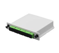 ACOLY Optical Splitter Fiber Optic,SC/A-PC Series Plugs-in Splitter,PLC DIN Rail Mounting (1X8)