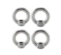 ACOLY Pack of 8 M5 304 Stainless Steel Ring Eye Nuts - for Hanging & Attaching Hardware