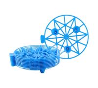 ACOLY Watermelon Holder Stand, 10Pcs Melon Cradle for Cantaloupe Honeydew Pumpkin Support Plant Garden Vegetable Supports for Strawberry (blue)