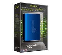AcomData Tango Enclosure TNGXXXUSE_BLU - Storage / USB2.0 controller - 2.5" - SATA-150 - 1.5 GBps - Hi-Speed USB / eSATA - blue