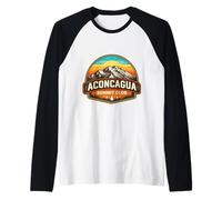 Aconcagua Summit Club Mountain Peak Climber Climbing Hiking Raglan Baseball Tee