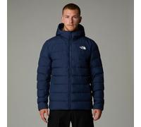 Aconcagua Zip-Up Padded Jacket with Hood Navy Blue