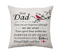 Acone Song Memorial Sympathy Gift - Bereavement Cushion Cover, Dad Keepsake, 45x45cm