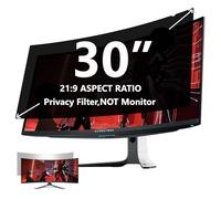 ACONETMAX 30 Inches Privacy Screen Filter for Curved Monitors, Computer Privacy Shield 21:9 Ultrawide Anti Glare Blue Light Protector