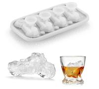 ACOOKEE Novelty Motorcycle Ice Cube Mold, Funny Motorcycle Gifts for Men, Holiday Stocking Stuffers for Men, Large Ice Cube Molds for Whiskey, Bourbon, Cocktails