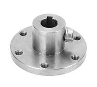 Acoplamiento de brida de 12 mm Acoplamiento de eje de cubo de llave RC de acero inoxidable Conexión precisa para motores modelo RC y ruedas de robot 56,8 mm de diámetro 26,4 mm de