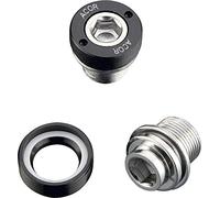Acor 15mm Self Extracting Axle Bolts: Alloy, For ISIS/OCTALINK Axles
