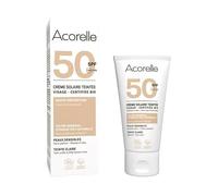 Acorelle Tinted Sunscreen SPF50 Light - Mineral Face Sun Protection with Natural Finish