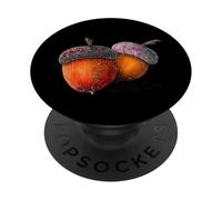 Acorn Autumn Fall Family Leaves Cozy Season Thanksgiving Fun PopSockets Adhesive PopGrip
