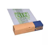 Acorn Big Bin Liners Heavy Duty Clear Bin Liners For Big Bin (Pack 50) - 504293
