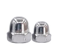 Acorn Cap Nuts, Acorn Cap Nuts For M3 M4 M5 M6 M8 M10 M12 Pack Of 2 To 20 Pieces Multicolor(Stainless Steel 304,M6 10pcs)