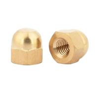 Acorn Cap Nuts Brass Cap Hex Nuts Decorative Dome Head Cover Semicircle Acorn Nut Blind Nut(M22-1pcs)