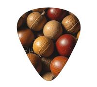 Acorn Harvest Prints Guitar Picks - 12-Piece Set with 3 Different Thicknesses, Suitable for Electric and Acoustic Guitars