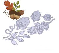 Acorn Leaves Cutting Embossing Stencils Leaf Metal Die Cuts for Card Making DIY Scrapbooking Photo Album Decorative