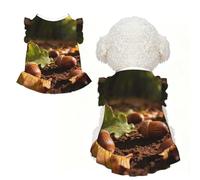 Acorn Oak Leaf XL Pet Apparel for Small Dogs-Cute Summer Outfit for Puppy, Soft Breathable Pet Clothes for Cat
