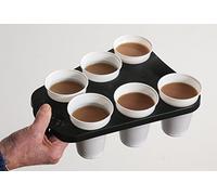 Acorn Vending Cup Tray Plastic x6 Cup Capacity Black DRINKTRAY