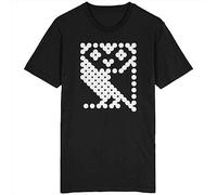 Acorn Owl T-Shirt Model B Microcomputer BBC Micro Tee Black (Large)