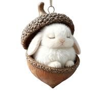 Acorn Tree Decoration - Christmas Decoration Hanging 2D Animal Pendant Acrylic Christmas Tree Decoration Lightweight Decorative Hanging Set for Home Entrance, Bedroom, Kitchen, Workplace, Season