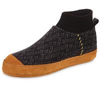 Acorn Unisex Polar Pair Ankle Fleece Slipper Sock, Black, 10.5-11.5 US Women