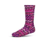 Acorn Versafit Socks (Print), Colour: Magenta Cable, Size: S (A21208MACS), Small Standard US Width US