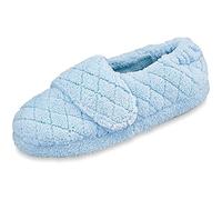 Acorn Women's Adjustable Spa Wrap Slipper, Powder Blue, 7.5/8.5 UK